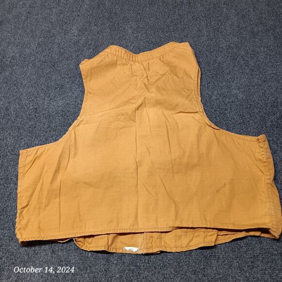 Vintage Black Sheep Hunting Vest Adult Large‎ Brown Canvas Japan Shell Holders - Picture 5 of 7